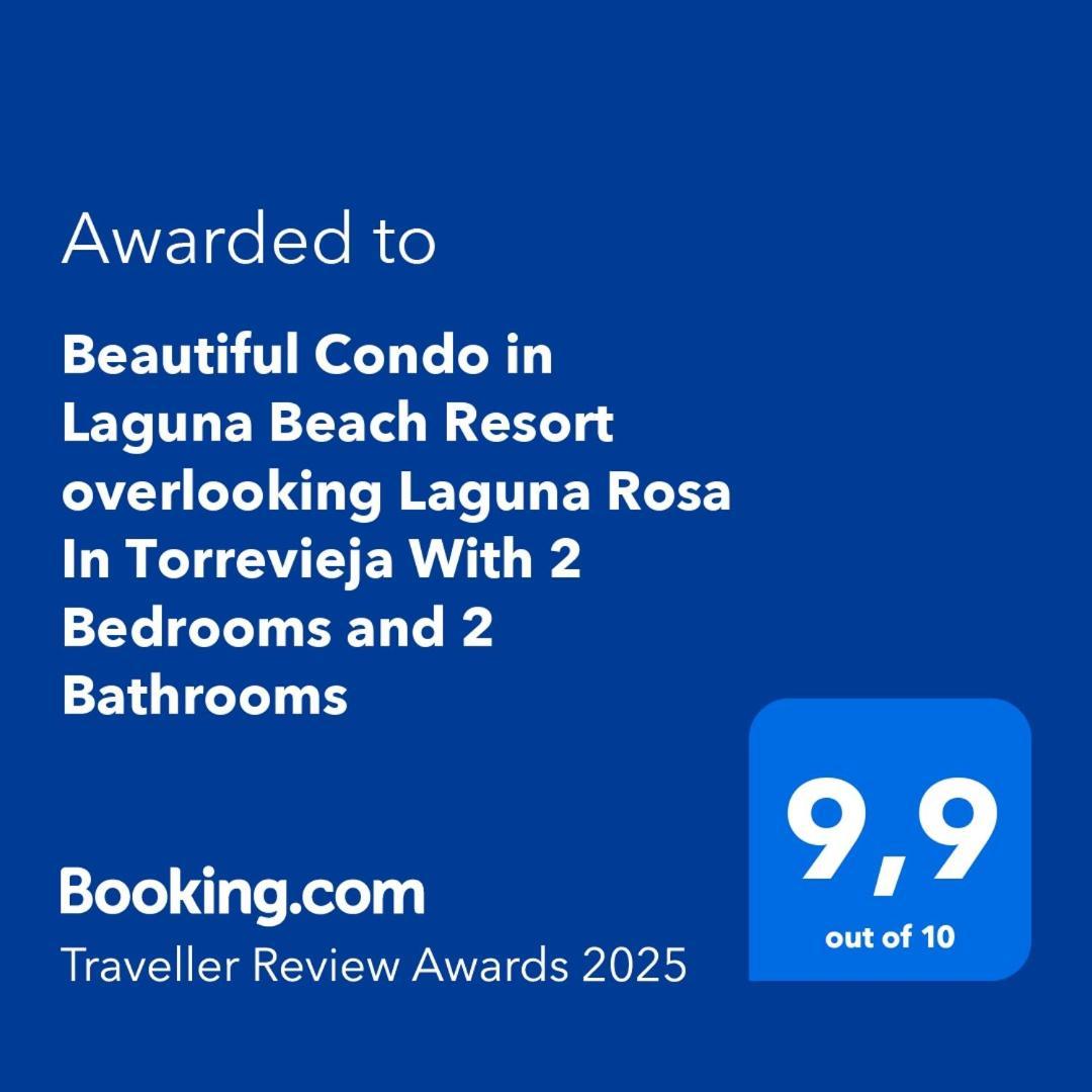 Laguna Beach Resort: Beachfront Condo with Rosa Lagoon Views Torrevieja Exterior photo